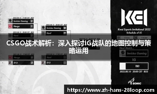 CSGO战术解析：深入探讨IG战队的地图控制与策略运用